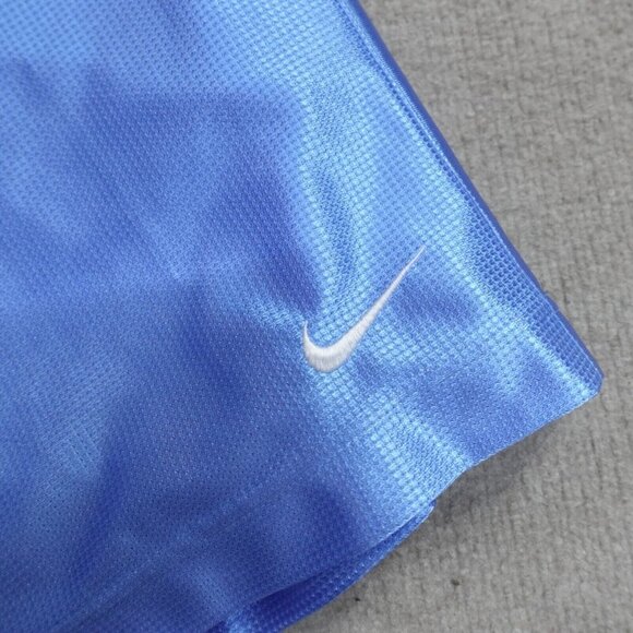 Vintage Nike Shorts Large Blue Satin Old Stock Gray Tag NEW - Picture 2 of 12